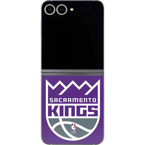 NBA Sacramento Kings Large Logo Galaxy Z Flip6 Skin
